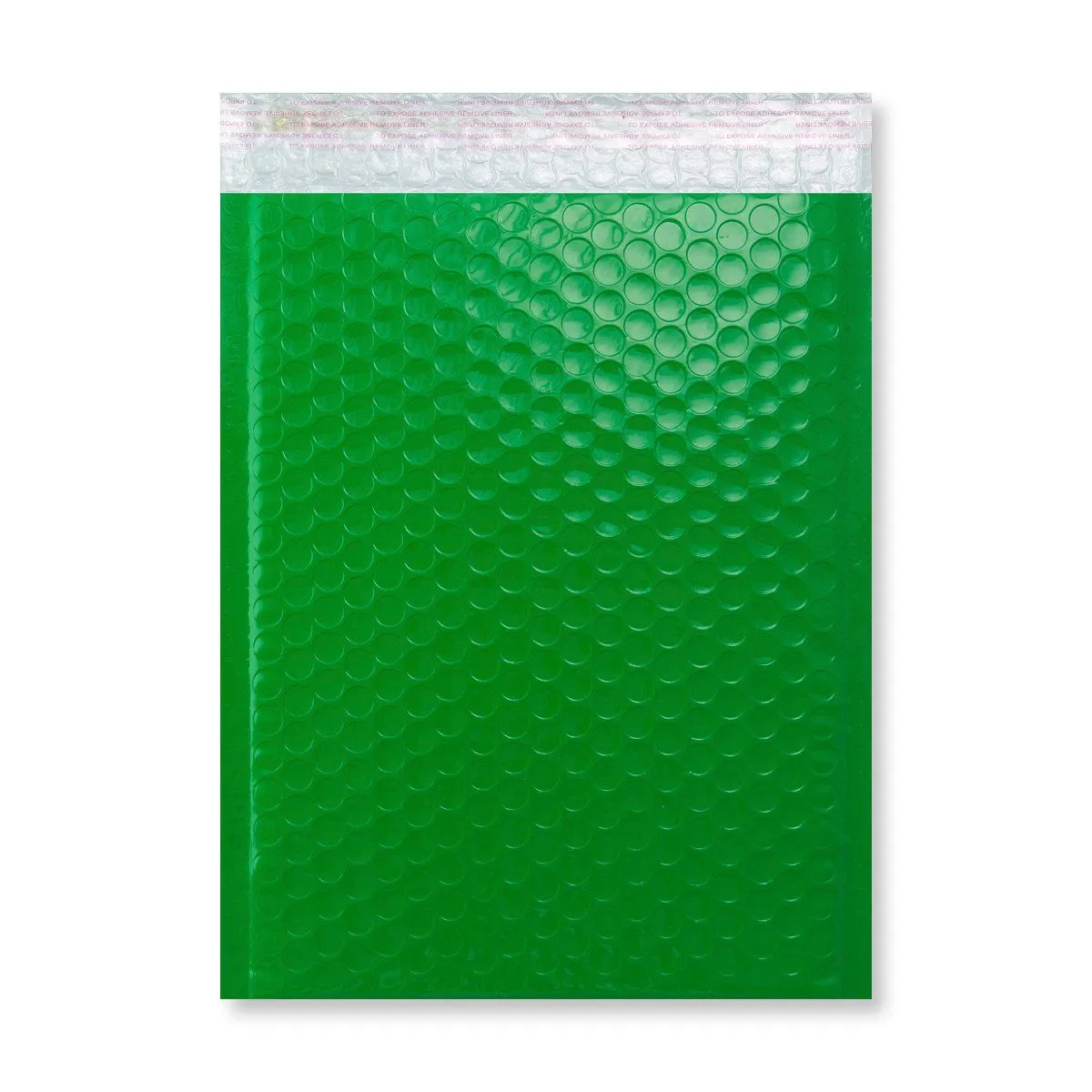 Green Gloss Poly Bubble Bags