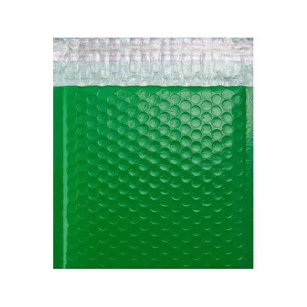 Green Gloss Poly Bubble Bags