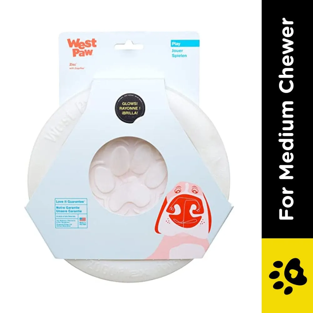 West Paw Design Glow in the Dark Zisc for Dogs (Assorted)