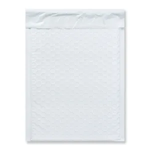 White Recyclable Poly Bubble Bags